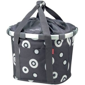 Bolsa delantera Klickfix Reisenthel 35x28x26 antracita/circulos