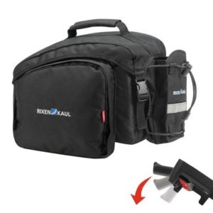 Bolsa trasera Klickfix Rackpack 1 Plus Uniklip negro 18 litros