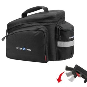 Bolsa trasera Klickfix Rackpack 2 Uniklip 24x23x35 negro 10 litros