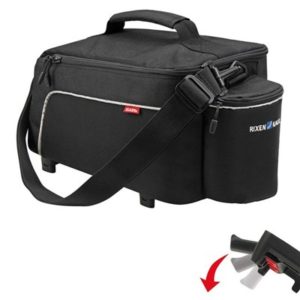 Bolsa trasera Klickfix Rackpack Light placa adaptadora incluida 37x19x18 negro 8 litros