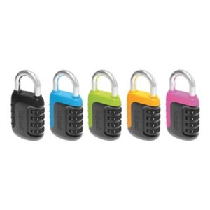 Set 6 candados combinacion para cadena Onguard Neon 8 mm surtido de colores