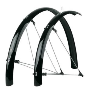 Juego de guardabarros SKS Bluemels Shiny 28" 60 mm negro brillo
