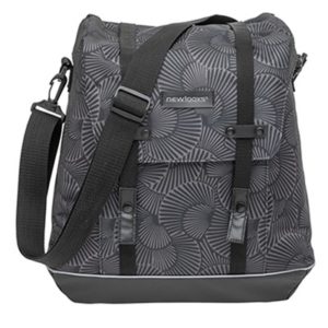 Alforja New Looxs Alba 34L impermeable poliester negro con reflectantes (32x35x16 cm)