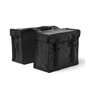 Alforjas New Looxs Bisonyl 46L impermeables Bisonilo negro (39x33x18 cm)