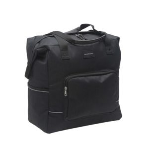 Alforja New Looxs Camella Nova 24.5L impermeable poliester negro con reflectantes (36x26x19 cm)