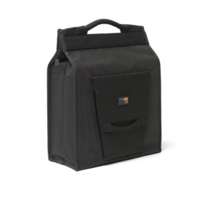 Alforja New Looxs Daily Shopper 24L impermeable poliester negro con reflectantes (35x40x16 cm)