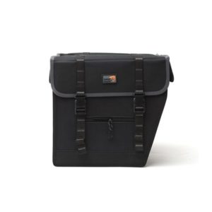 Alforjas New Looxs Superior Maxi 42L impermeables poliester negro con reflectantes (36x32x18 cm)
