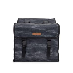 Alforjas New Looxs Fiori Nomi impermeables poliester 30L negro con reflectantes (37x33x12.5 cm)