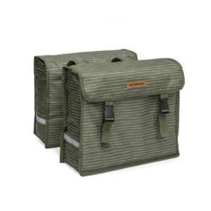 Alforjas New Looxs Fiori Nomi impermeables poliester 30L verde con reflectantes (37x33x12.5 cm)