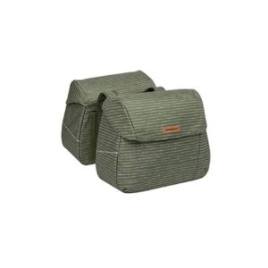 Alforja New Looxs Joli Nomi 37L impermeable poliester verde con reflectantes (38x30x18 cm)