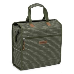Alforja New Looxs Lilly Nomi 18L impermeable poliester verde logo reflectante (35x32x16 cm)