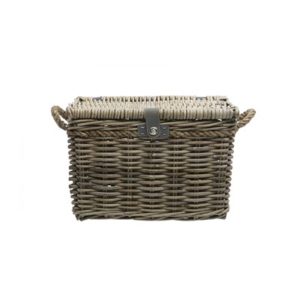 Cesta New Looxs Melbourne L 45L mimbre gris (45x33x31 cm)