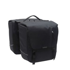 Alforjas New Looxs Nova extraibles 32L impermeables poliester negro con reflectantes (35x35x15 cm)