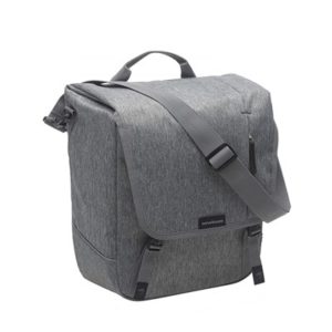 Alforja New Looxs Nova 16L impermeable gris con reflectantes (35x33x14 cm)