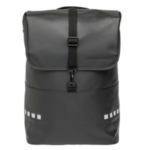 Mochila New Looxs Odense 18L impermeable negro con reflectantes (43x30x17 cm)
