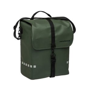 Alforja New Looxs Odense 17.5L impermeables verde con reflectantes (38x32x16 cm)