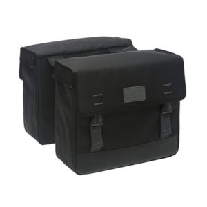 Alforjas New Looxs Origin 39L impermeable poliester negro con reflectantes (37x33x15 cm)