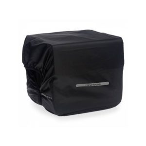 Funda New Looxs protector lluvia para alforjas canvas/Bisonyl 46-66L negro con reflectantes