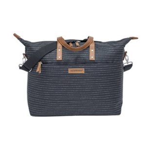 Alforja New Looxs Tendo Nomi 21L impermeable poliester negro con reflectantes (44x34x18 cm)