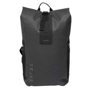 Mochila New Looxs Varo Racktime 22L impermeable nylon gris con reflectantes (50x29x15 cm)