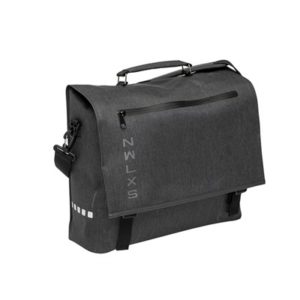 Alforjas New Looxs Varo Messenger 15L impermeable poliester 420D gris con reflectantes (39x30x13 cm)
