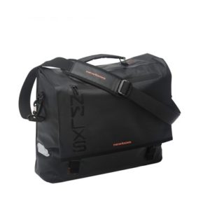 Alforja New Looxs Varo Messenger 20L impermeable poliester 420D negro con reflectantes (43x28x17 cm)