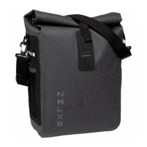 Alforja New Looxs Varo Messenger 20L impermeable poliester 420D gris con reflectantes (43x28x17 cm)