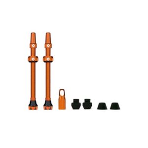 Juego valvulas Muc-off V2 tubeless 80 mm naranja