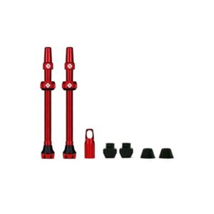 Juego valvulas Muc-off V2 tubeless 80 mm rojo