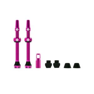 Juego valvulas Muc-off V2 tubeless 60 mm rosa