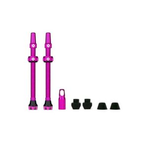 Juego valvulas Muc-off V2 tubeless 80 mm rosa