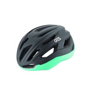 Casco GES Huez negro/celeste
