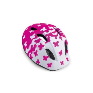 Casco niño MET Buddy mariposas rosa/blanco mate talla unica (46-53 cm)