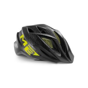 Casco Junior MET Crackerjack negro/verde mate talla unica (52-57 cm)