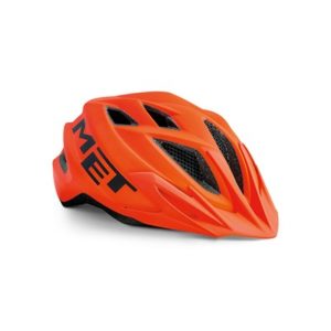 Casco Junior MET Crackerjack naranja/negro mate talla unica (52-57 cm)