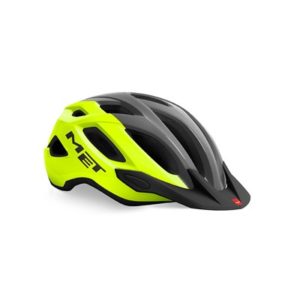 Casco MET Crossover amarillo/gris mate