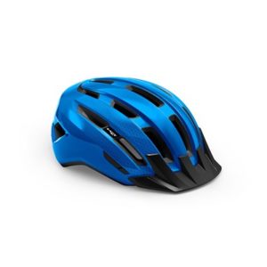 Casco MET Downtown azul brillo