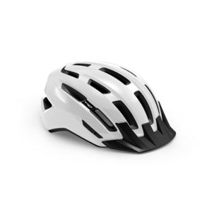 Casco MET Downtown blanco brillo