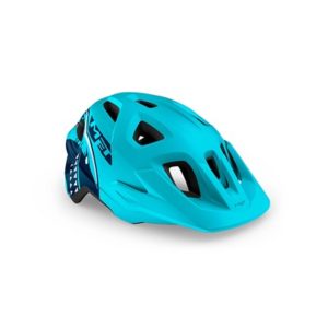 Casco Junior MET Eldar azul tiburon mate talla unica (52-57 cm)