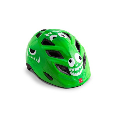 Casco Junior MET Genio verde Monsters brillo talla unica (52-57 cm)