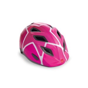 Casco Junior MET Genio rosa estrellas brillo talla unica (52-57 cm)