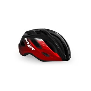 Casco MET Idolo negro/rojo metalico brillo