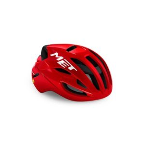 Casco MET Rivale MIPS rojo metalico brillo