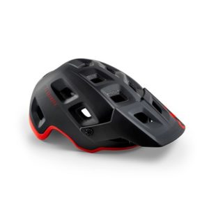 Casco MET Terranova negro/rojo mate brillo