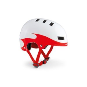 Casco MET Yo-yo blanco/rojo mate brillo