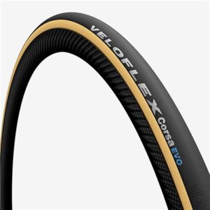 Cubierta Veloflex Corsa Evo Open tubular 700x28 negro/marron 28-622