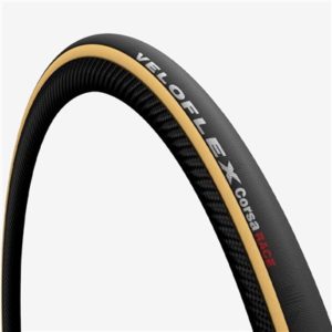 Cubierta Veloflex Corsa Race Open tubular 700x23 negro/marron 23-622