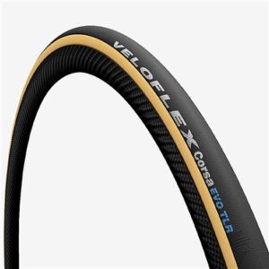 Cubierta Veloflex Corsa Evo 700x25 tubeless ready negro/marron 25-622