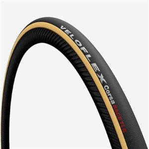 Cubierta Veloflex Corsa Race 700x25 tubeless ready negro/marron 25-622