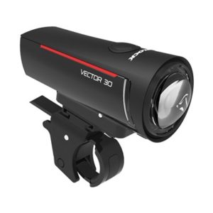 Luz delantera LED Trelock LS 300 I-Go Vector 30 lux USB con soporte